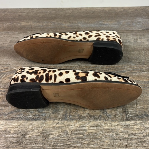 Anne Klein DEVINA Leopard Print Leather Loafers Size 7 - Picture 6 of 7